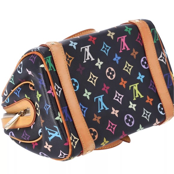 Louis Vuitton Multicolor Priscilla Satchel M40097 Black Noir - Picture 9 of 9